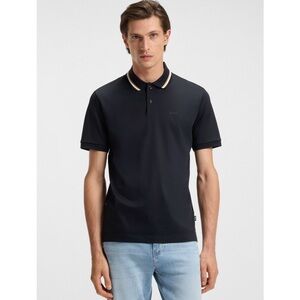 #177 BOSS POLO SHORTSLEEVE SZ S P 18.2” L 26.3”